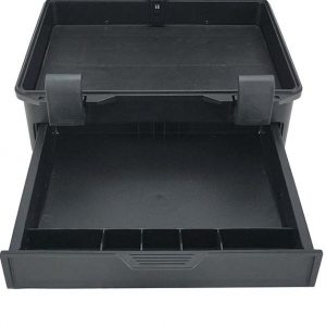 Transport cases with drawer